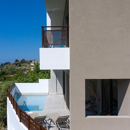 Kournás O-Cyanea Villa With Heated Pool מראה חיצוני תמונה