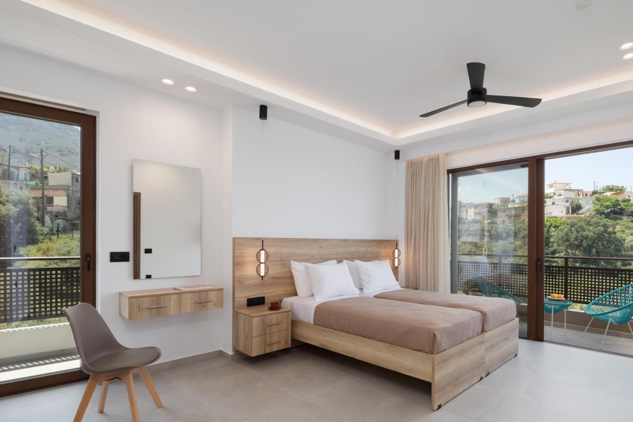 Kournás O-Cyanea Villa With Heated Pool מראה חיצוני תמונה