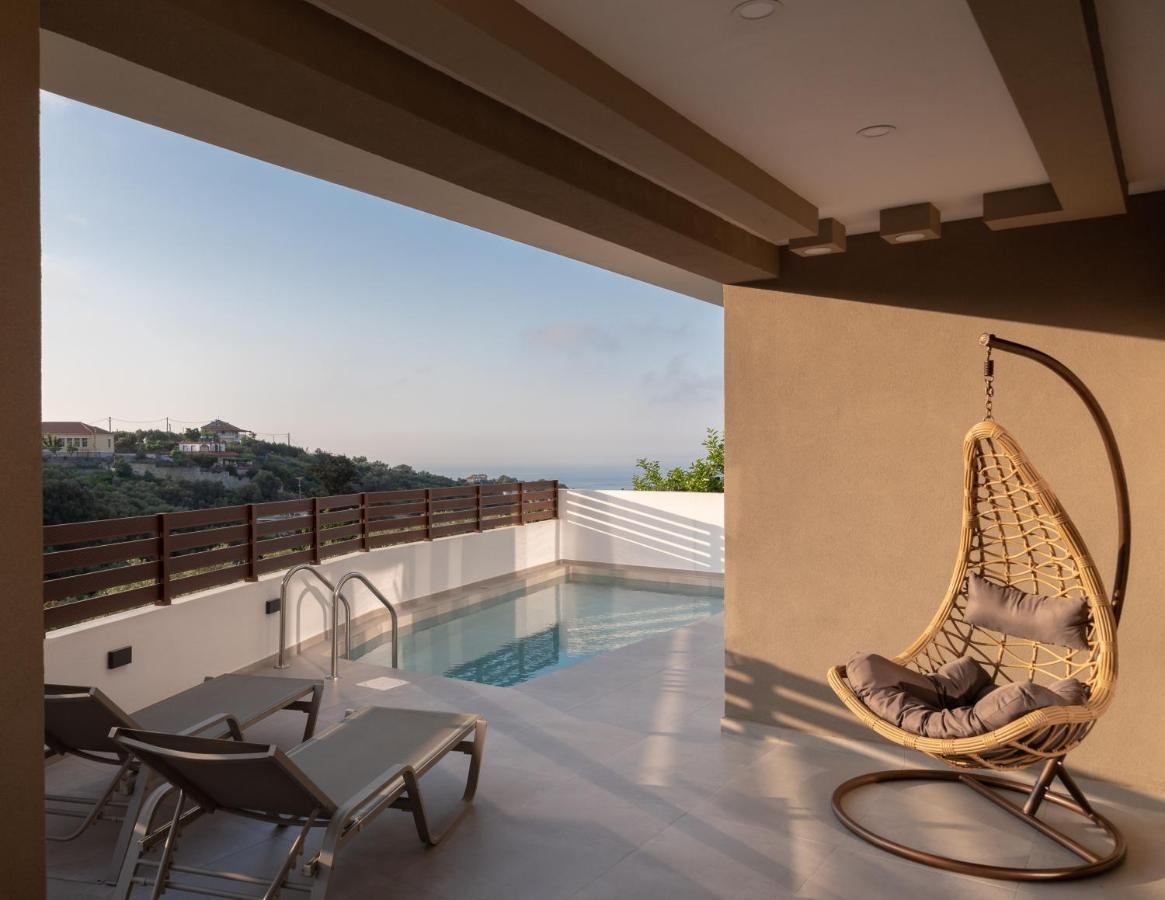 Kournás O-Cyanea Villa With Heated Pool מראה חיצוני תמונה