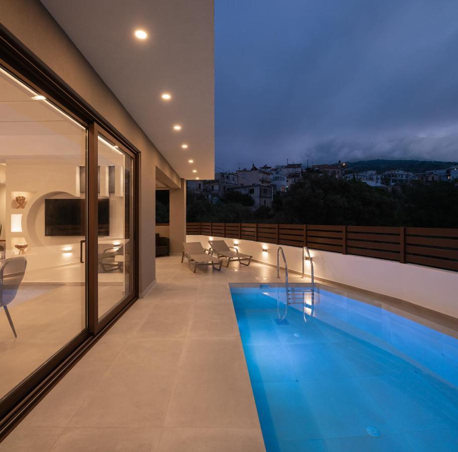 Kournás O-Cyanea Villa With Heated Pool מראה חיצוני תמונה