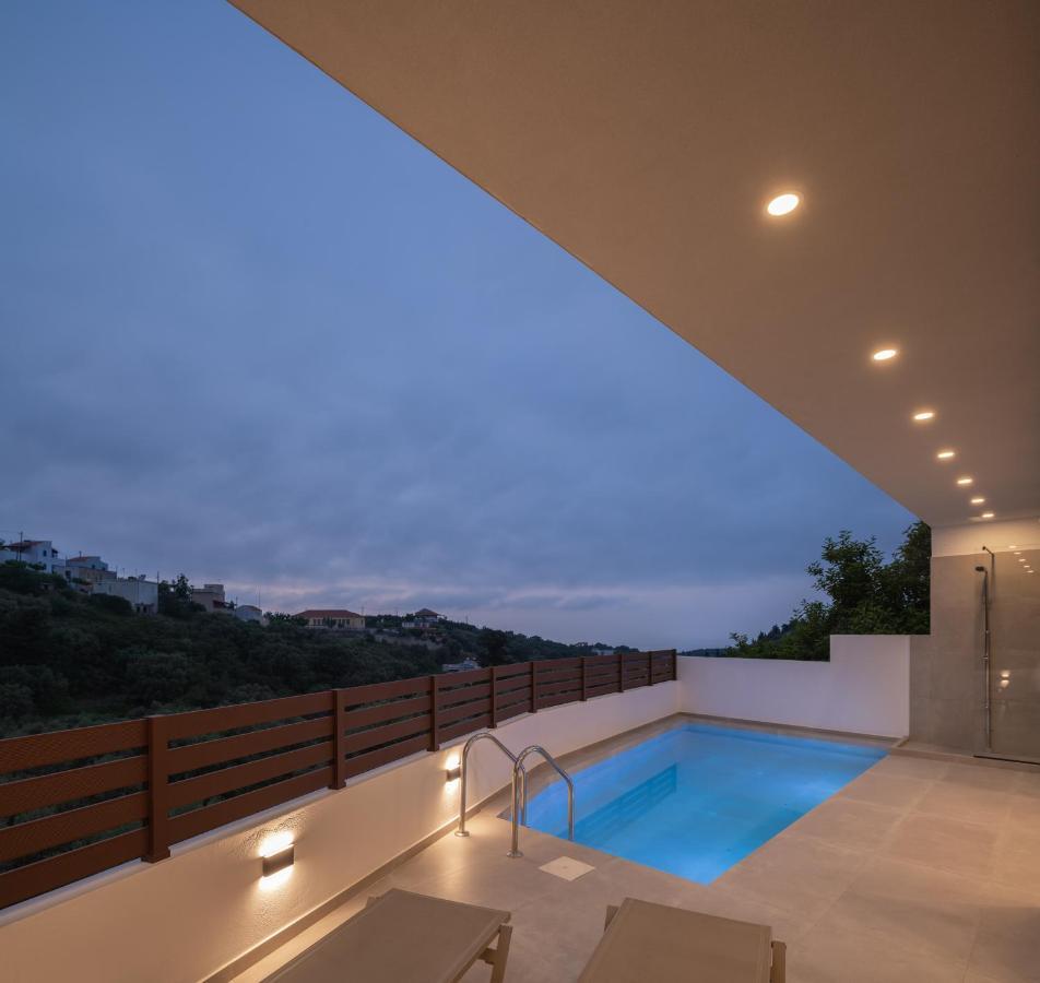 Kournás O-Cyanea Villa With Heated Pool מראה חיצוני תמונה