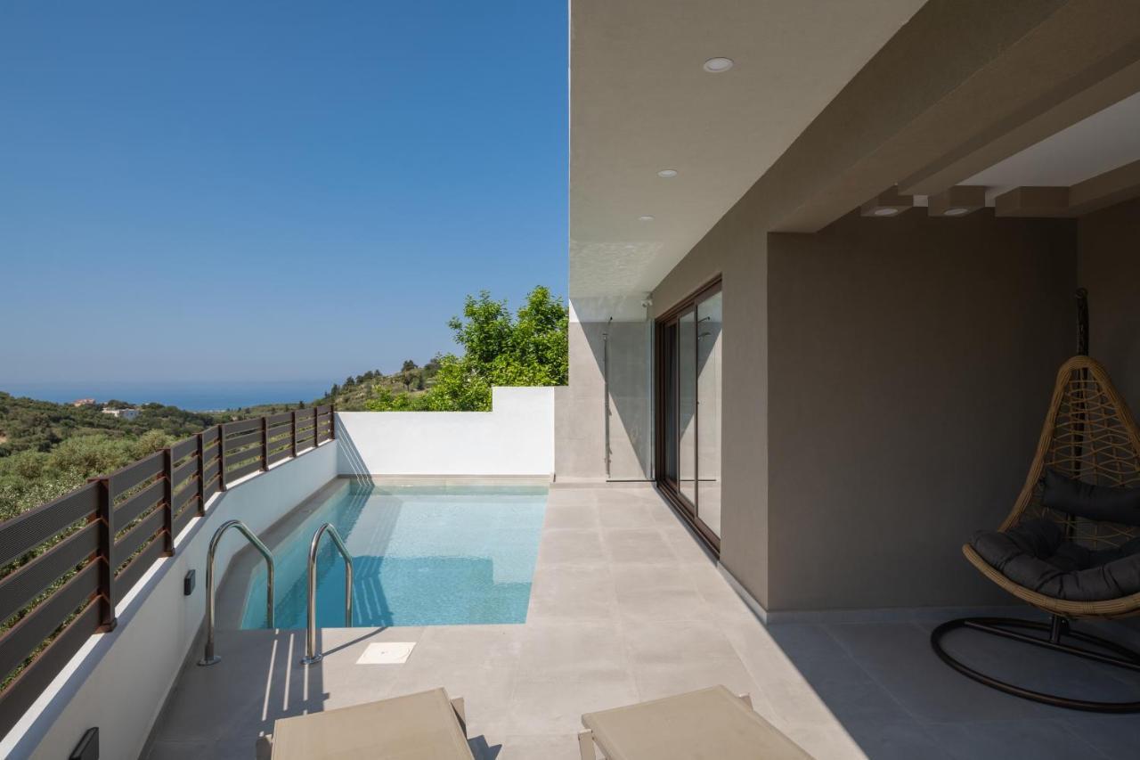 Kournás O-Cyanea Villa With Heated Pool מראה חיצוני תמונה