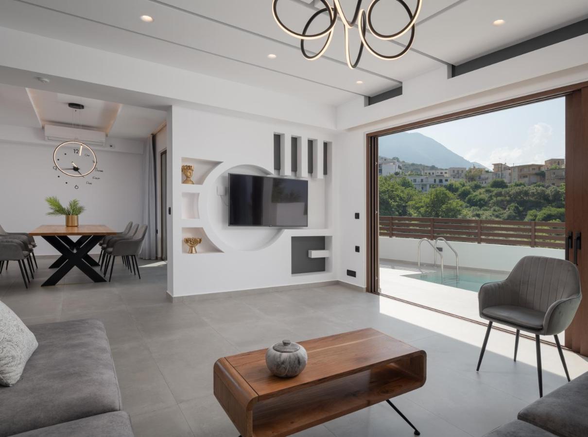 Kournás O-Cyanea Villa With Heated Pool מראה חיצוני תמונה