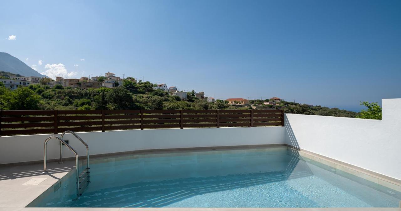 Kournás O-Cyanea Villa With Heated Pool מראה חיצוני תמונה