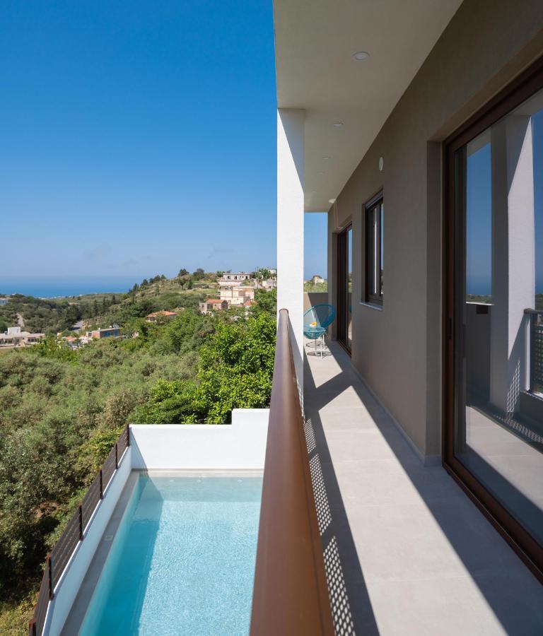 Kournás O-Cyanea Villa With Heated Pool מראה חיצוני תמונה