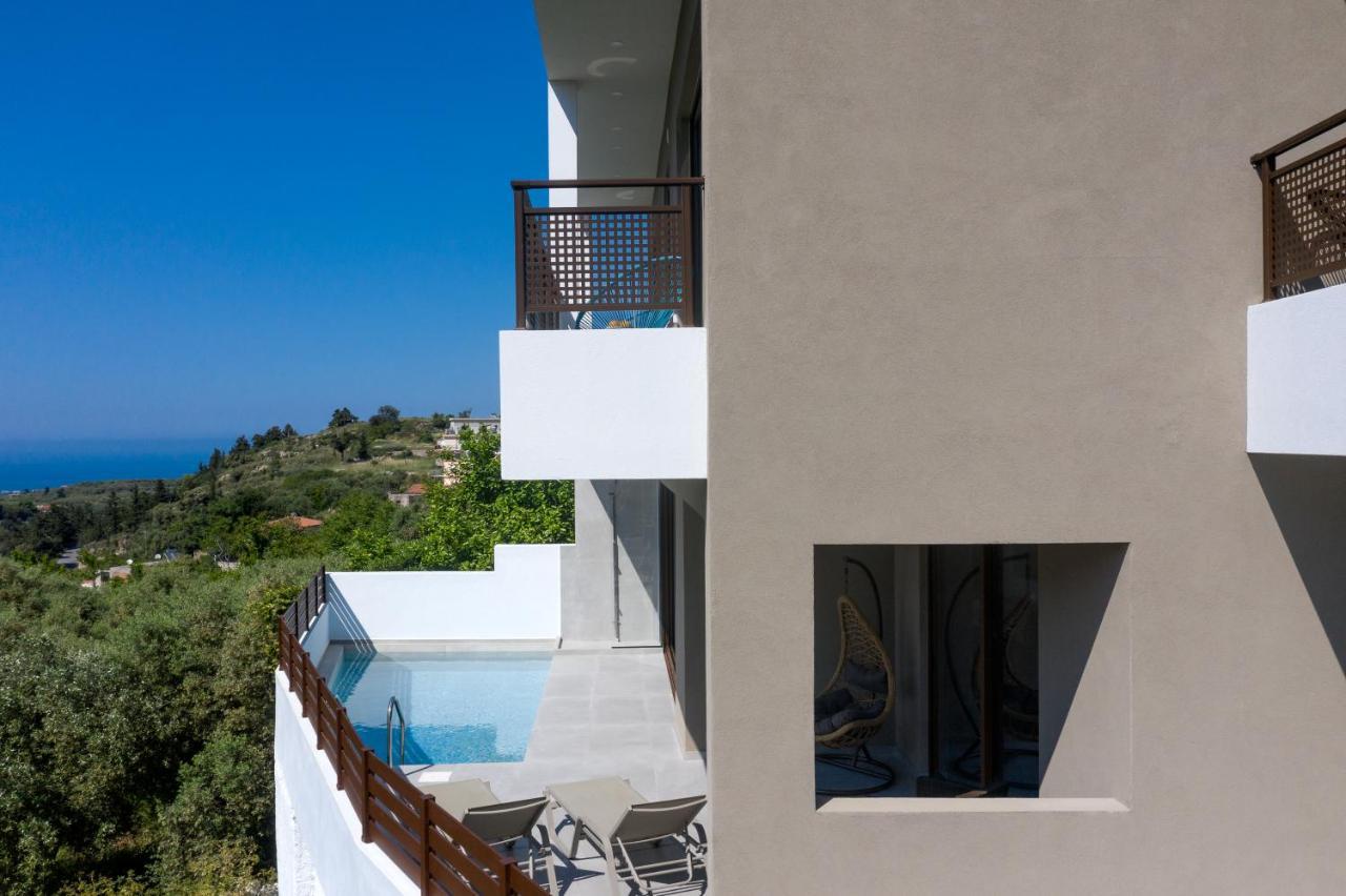 Kournás O-Cyanea Villa With Heated Pool מראה חיצוני תמונה